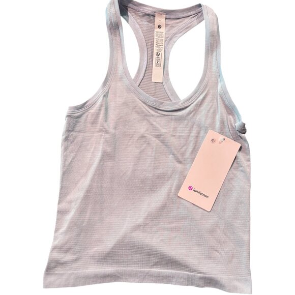 Lululemon Swiftly Tech Racerback Tank Top 2.0 Race* Lavender Frost Sz 4 NWT - Picture 6 of 10